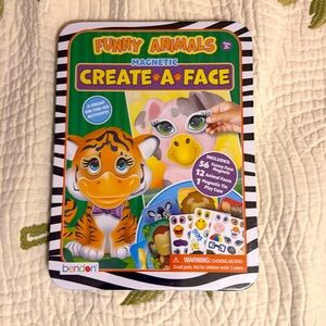 Funny animals magnetic create a face